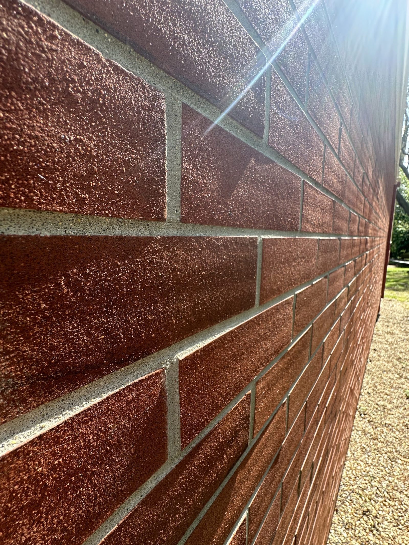 Exterior wall of Kingswood Estate, London