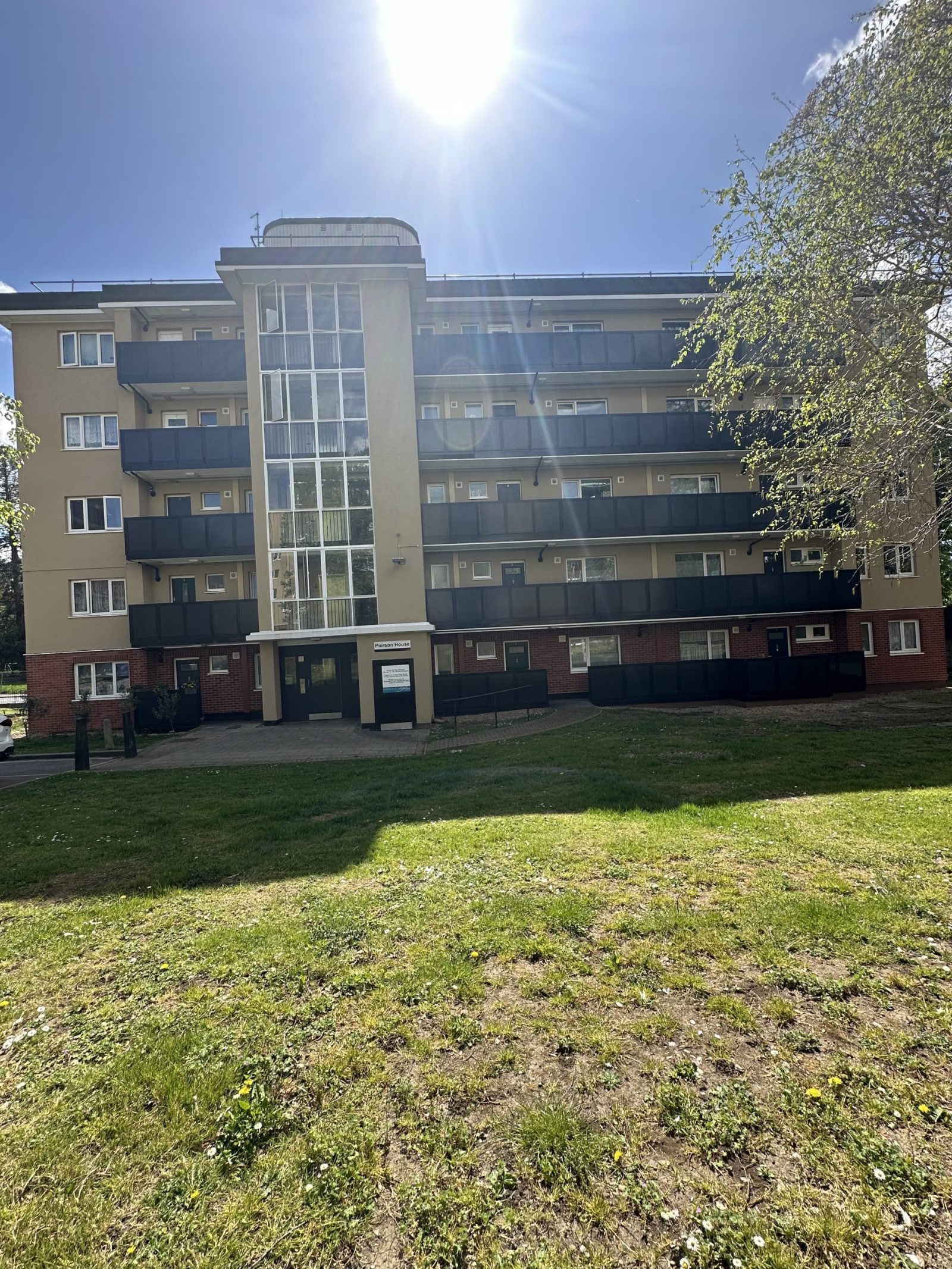 Exterior of Kingswood Estate, London