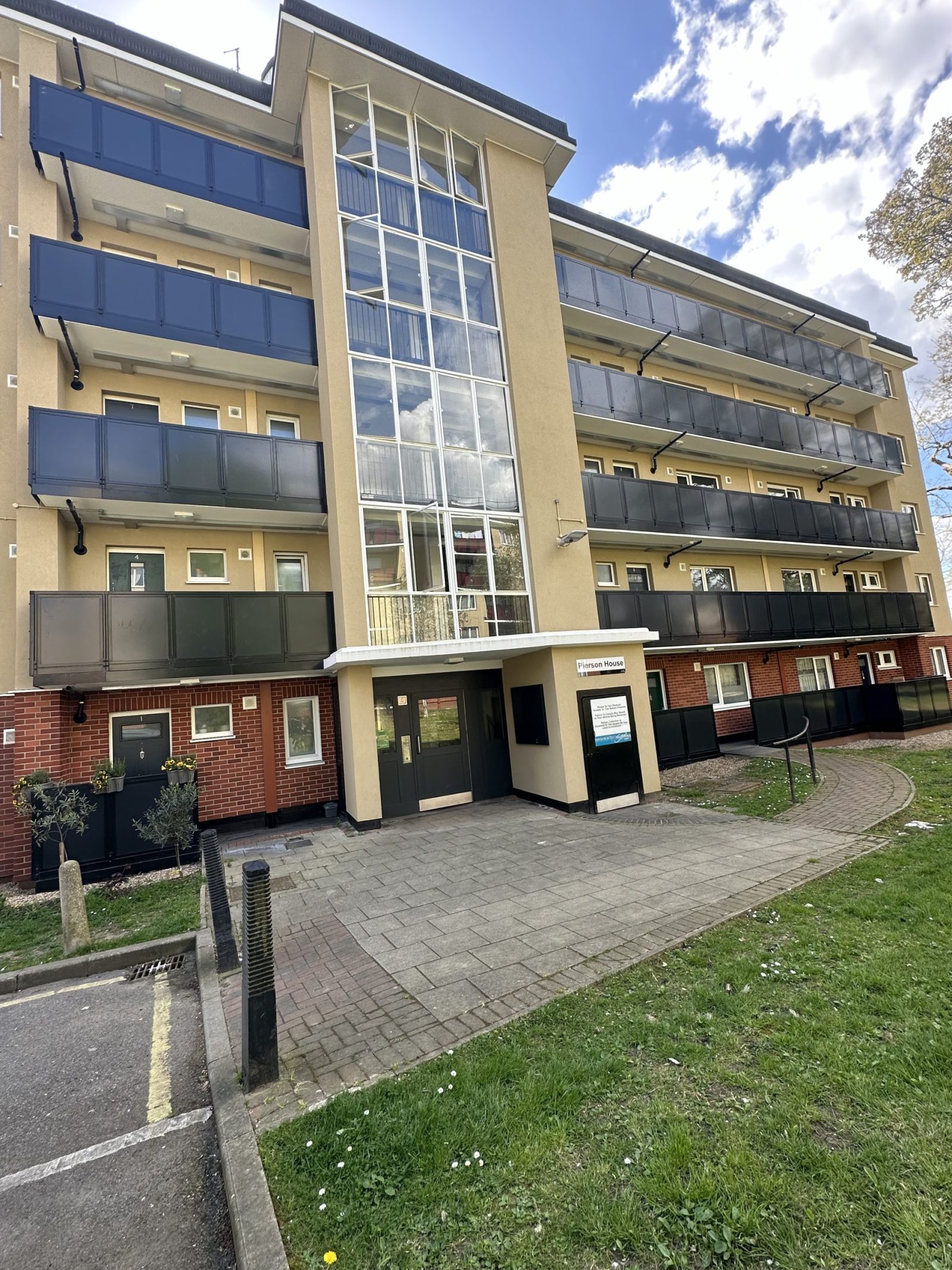 Exterior of Kingswood Estate, London