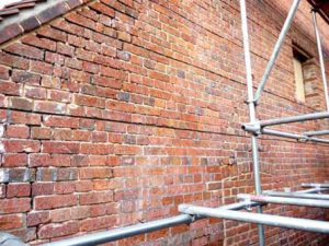 Historic buildings subject to movement