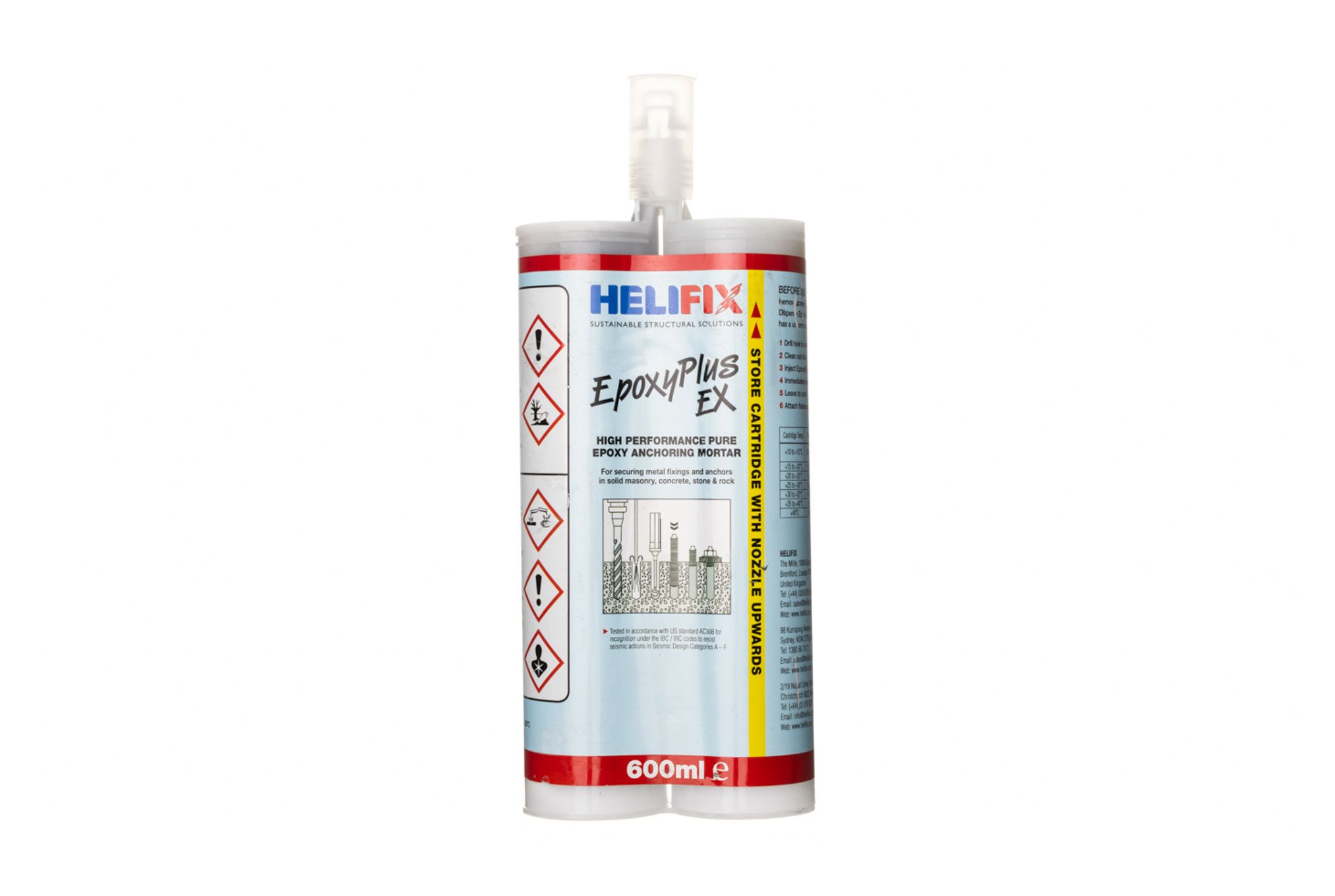 Helifix EpoxyPlus EX Cartridge